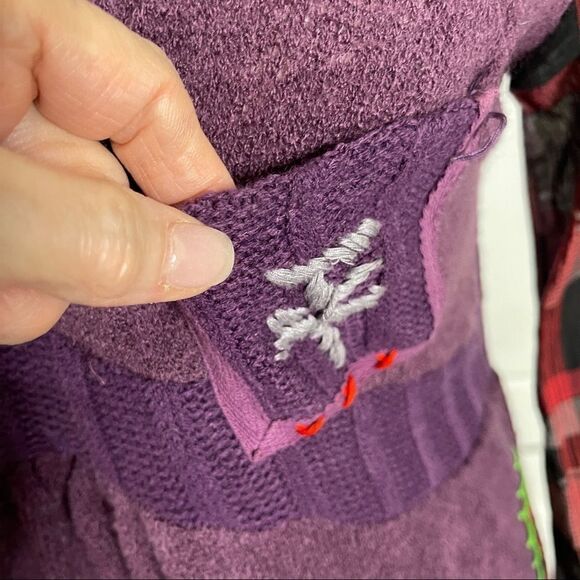 Bohemian Style “mixed” texture sweater dress‎ - Picture 7 of 11